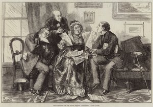 The Elections for the School Boards, canvassing a Lady Voter by Frederick Barnard
